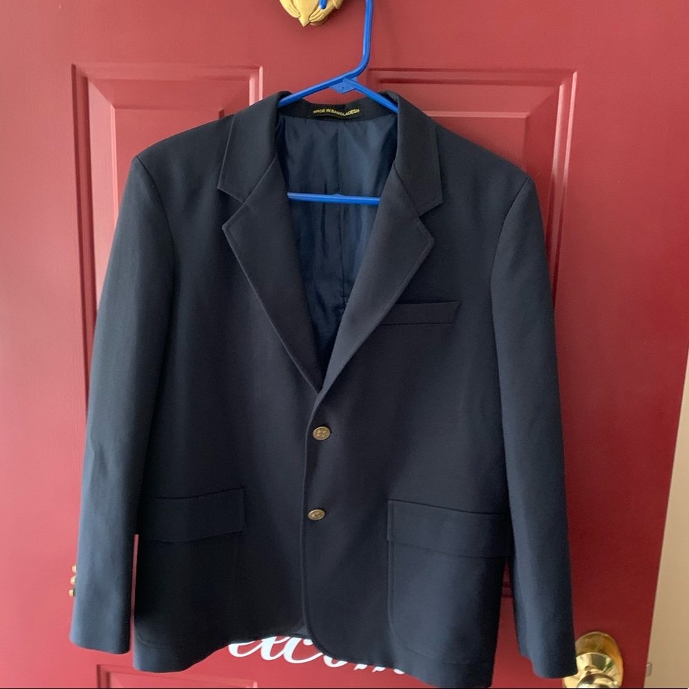 Navy blue blazer boys size 16 regular